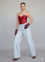 Corset Vermelho Passion | Corset Estruturado de Luxo para Festas