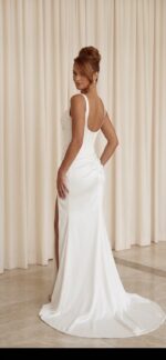 Vestido de Noiva Sereia Minimalista em Bucol com Corset Estruturado - Imagem 2